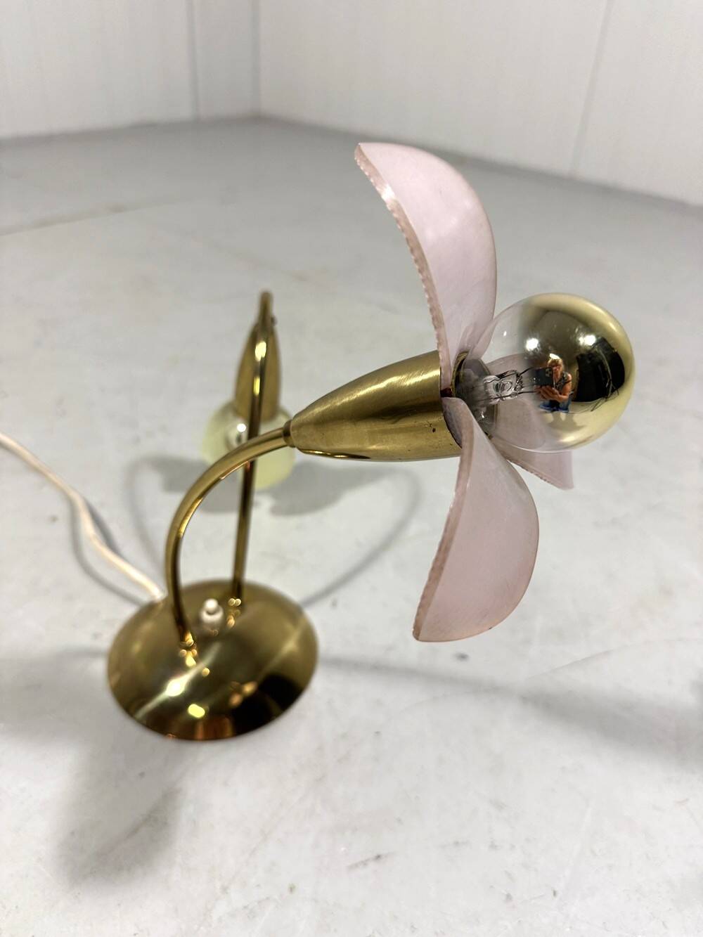 Lampe de table fleur GERU-Leuchten, Allemagne