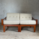 Canapé Banquette 2 places scandinave teck Kirsten & Sven E. Jensen