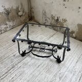 Table basse des années 80 style brutaliste