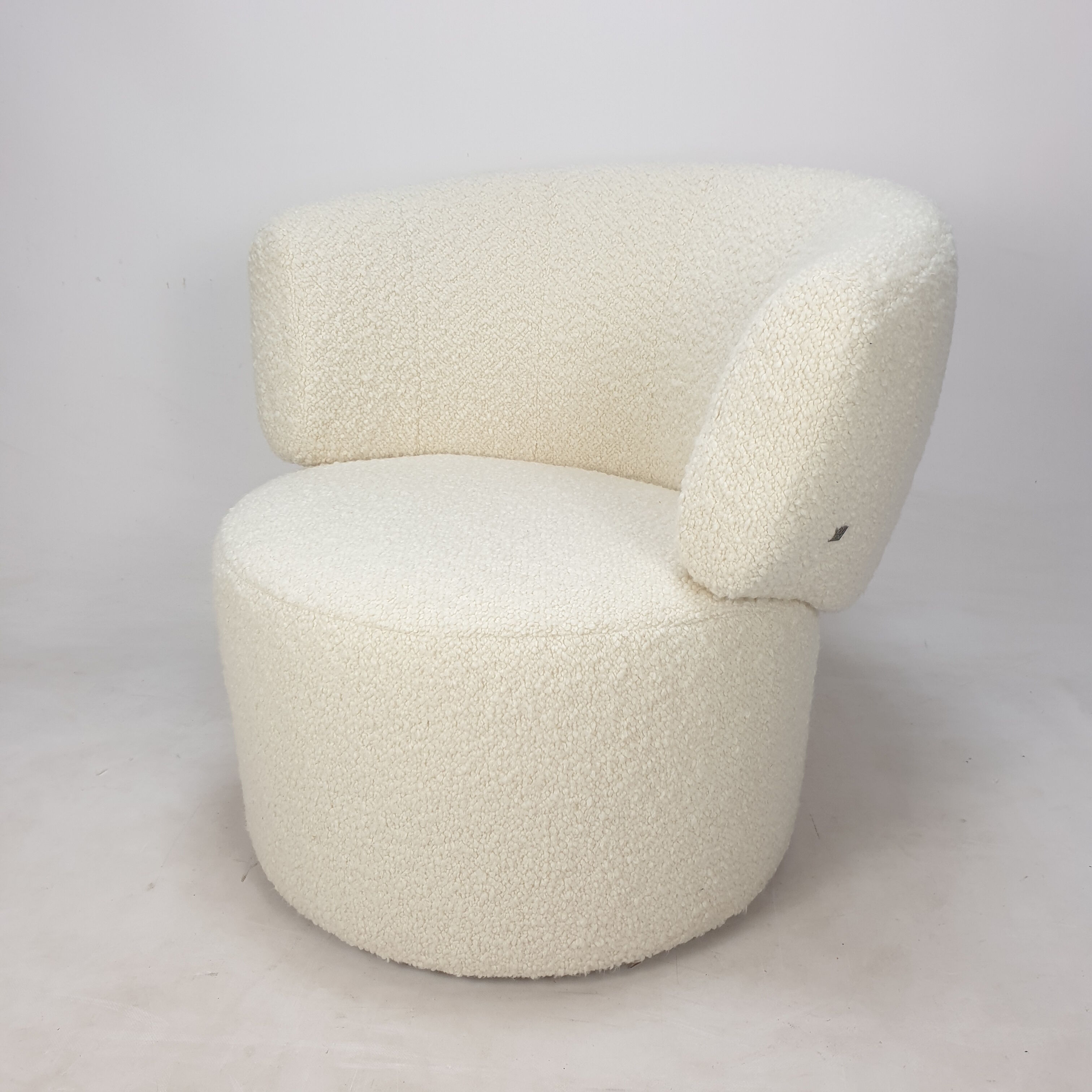 Ensemble de 2 chaises club et 1 pouf par rolf benz