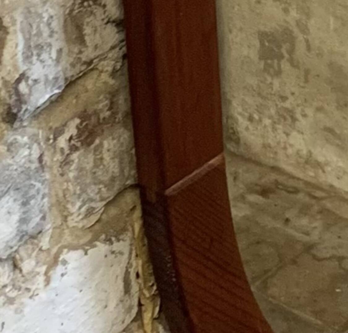 Vintage Ikea mirror from 1978 in solid pine