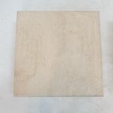 Set of 2 Italian Travertine Coffee or Side Tables, 1980s