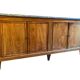 Directoire style enfilade in mahogany nineteenth century
