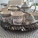 Art ceramic coffee/tea service by linda hojem (1999) - 10 pieces