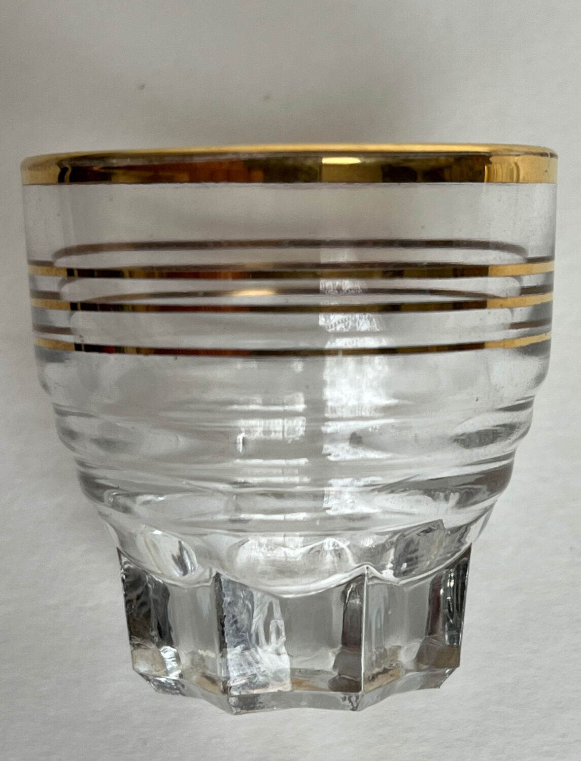 9 vintage shot glasses