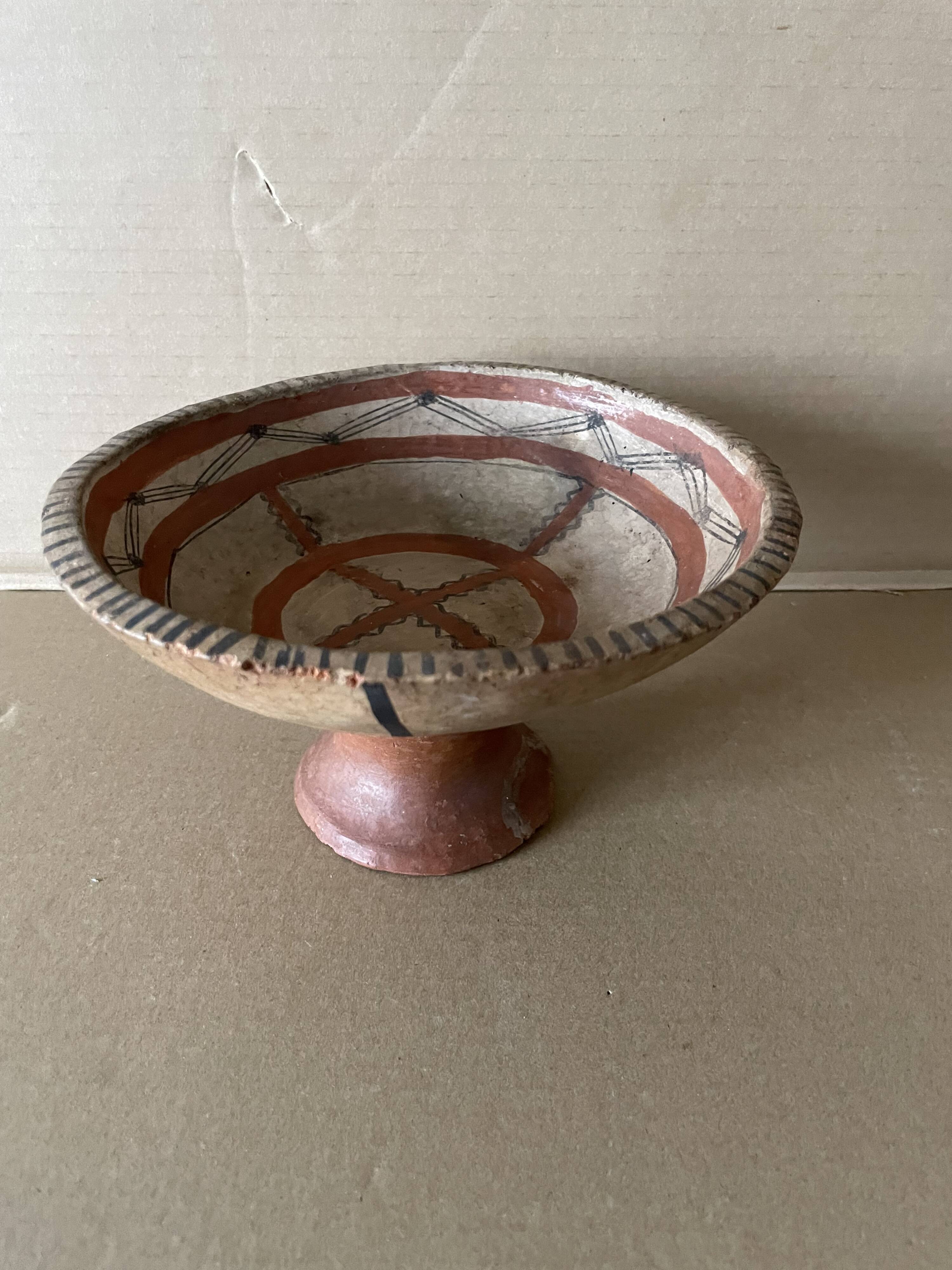 Antique terracotta cup