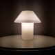 1980s Hala Zeist glass mushroom table lamp
