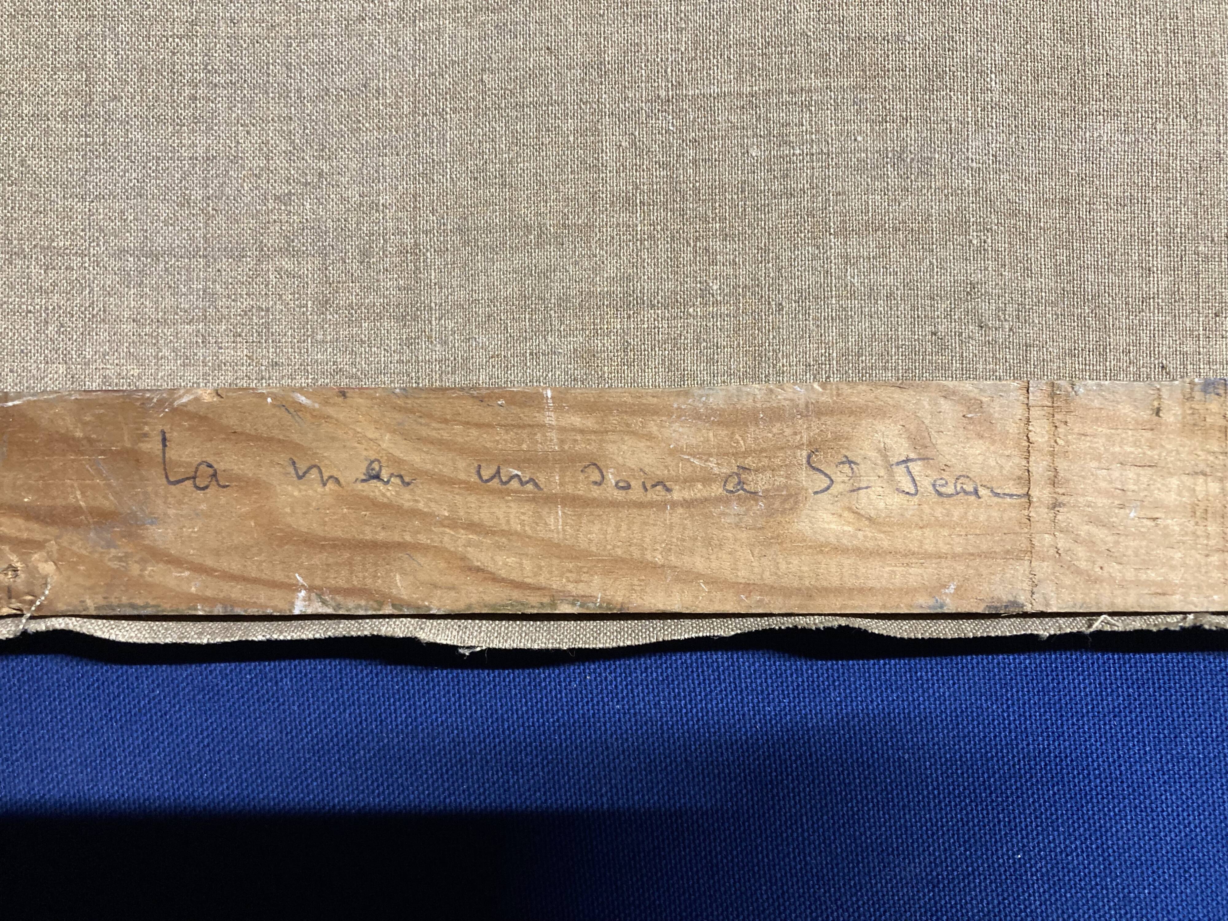 Oil on canvas vintage