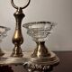 Deux salières doubles cristal de Baccarat