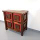 Bright brutalist bar furniture aranjou vintage from the 50s 60s in solid elm
