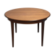 Scandinavian teak dining table with extension cords