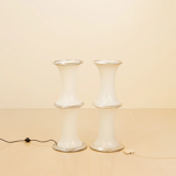 Paire de lampes de sol "Bamboo" par Enrico Tronconi pour Vistosi 70's
