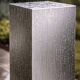 Stainless Steel Garden Pedestal / Sculptural Outdoor Plinth