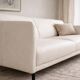 Boconcept berne beige leather sofa