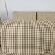 1970s modular sofa in plaid fabric