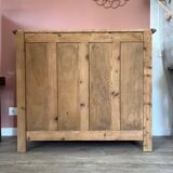 Parisian sideboard in raw wood