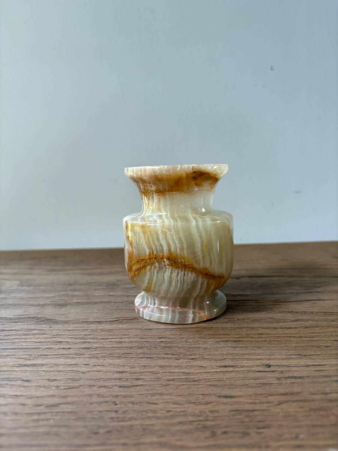 Vase en onyx vintage