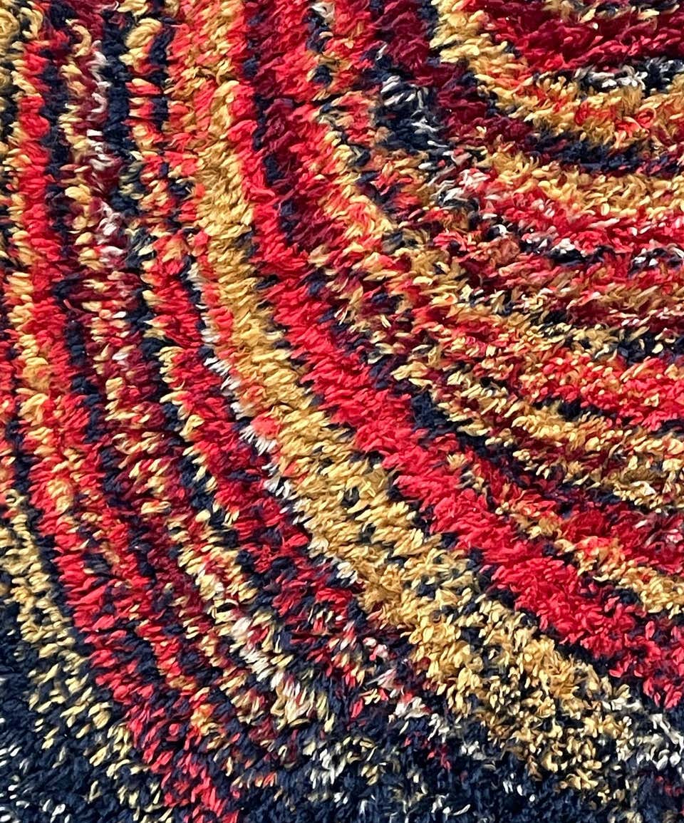 Colorful wool rug by salewa, germany, 1970s