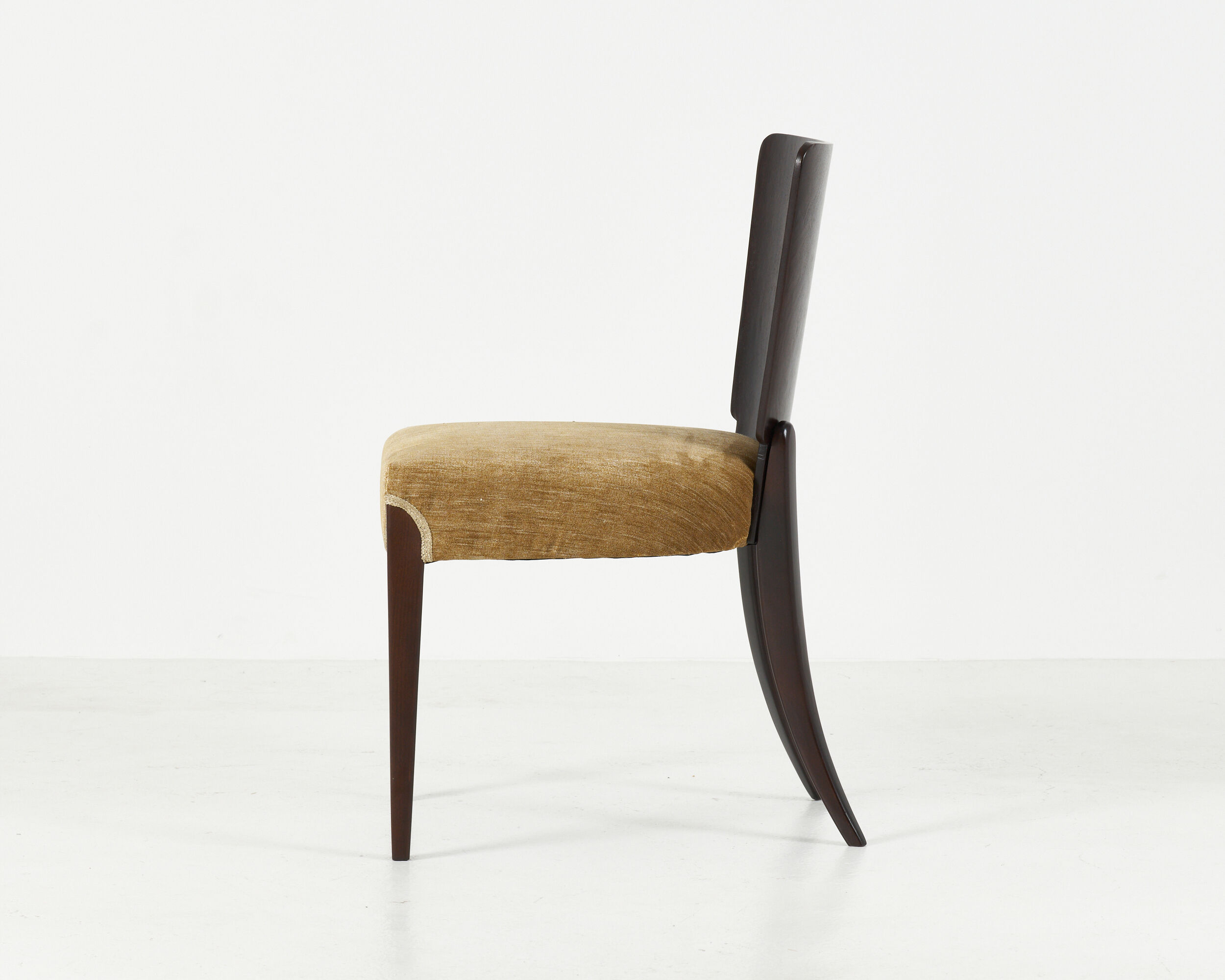 Set of 4 model h-214 j. halabala dining chairs, 30