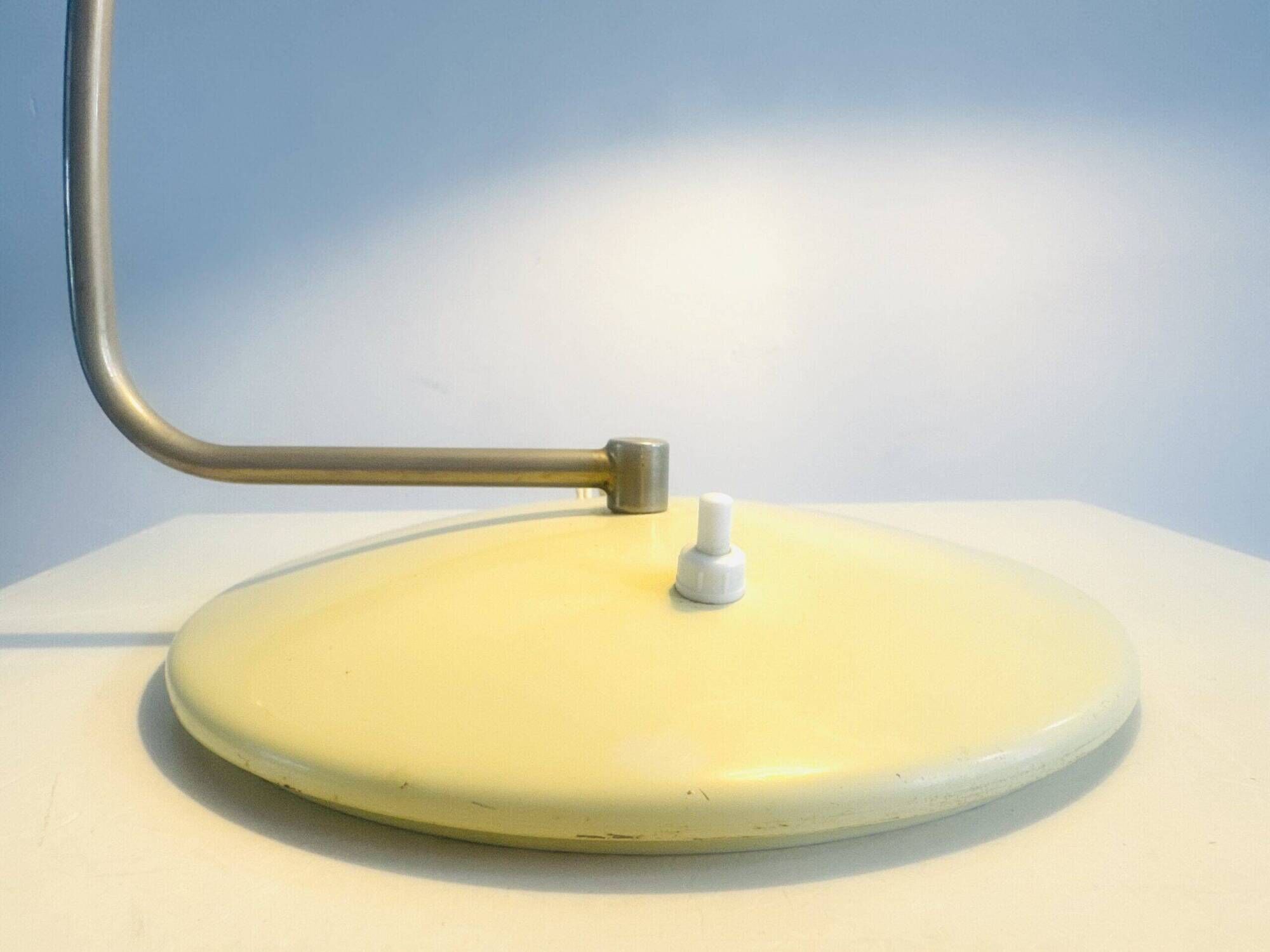 Perforated Saucer-Shaped Table Lamp Anvia Nederland, The Netherlands 1950S
