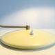 Perforated Saucer-Shaped Table Lamp Anvia Nederland, The Netherlands 1950S