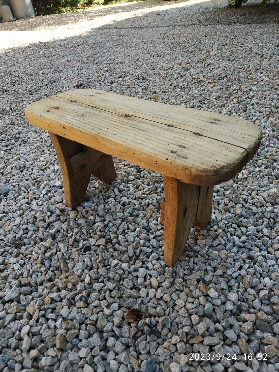 Wooden bench