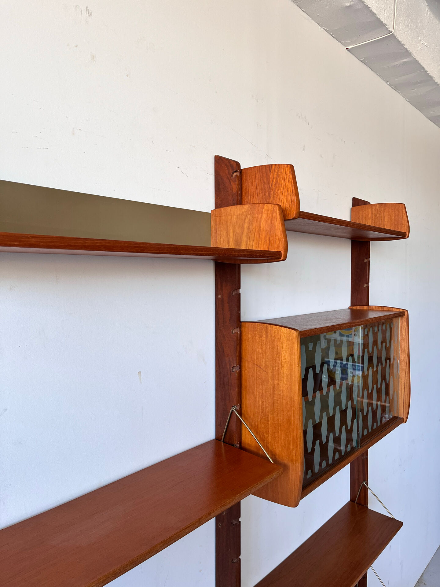 Teak Mid Century Modular Bookcase, 1960’s Norway