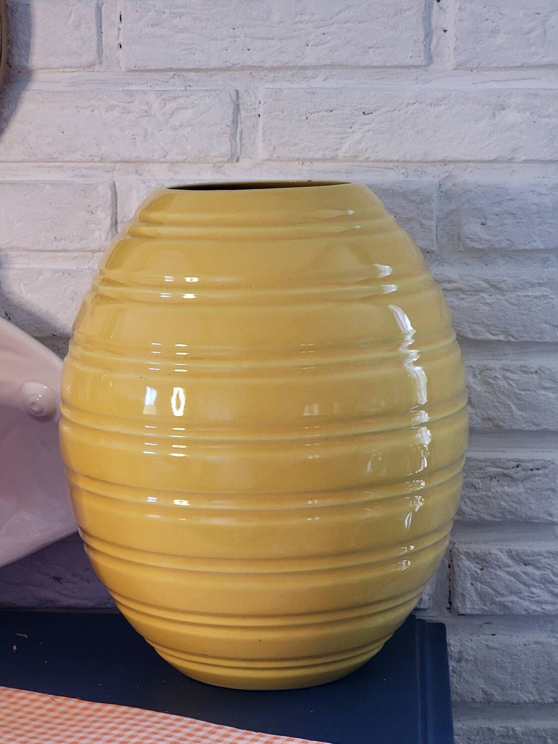 Yellow vase