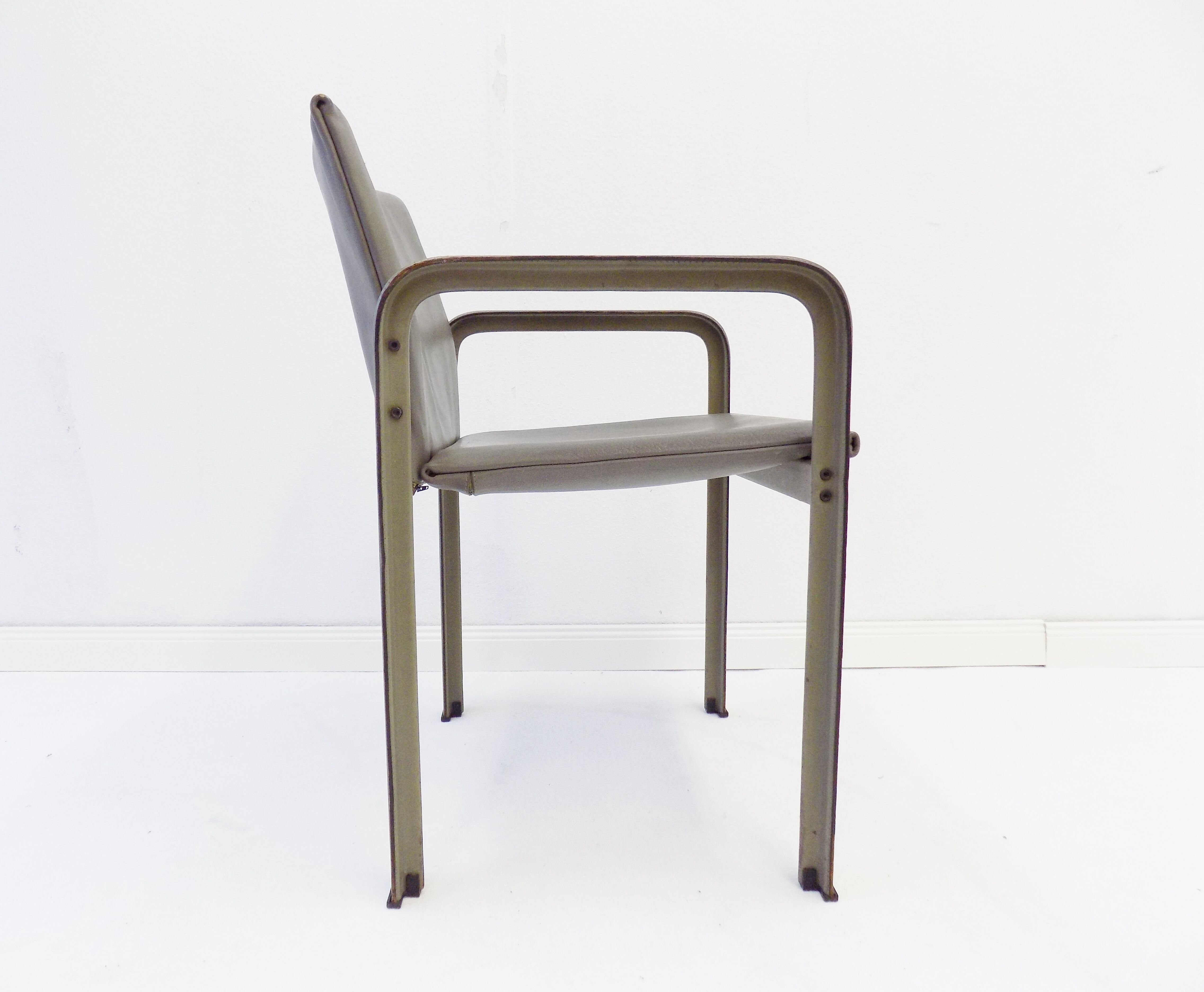 Lot de 2 fauteuils en cuir Matteo Grassi Golfo Dei Poeti