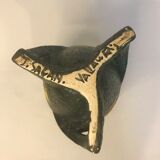 Vallauris ceramic vase signed Sagan pattern XXth