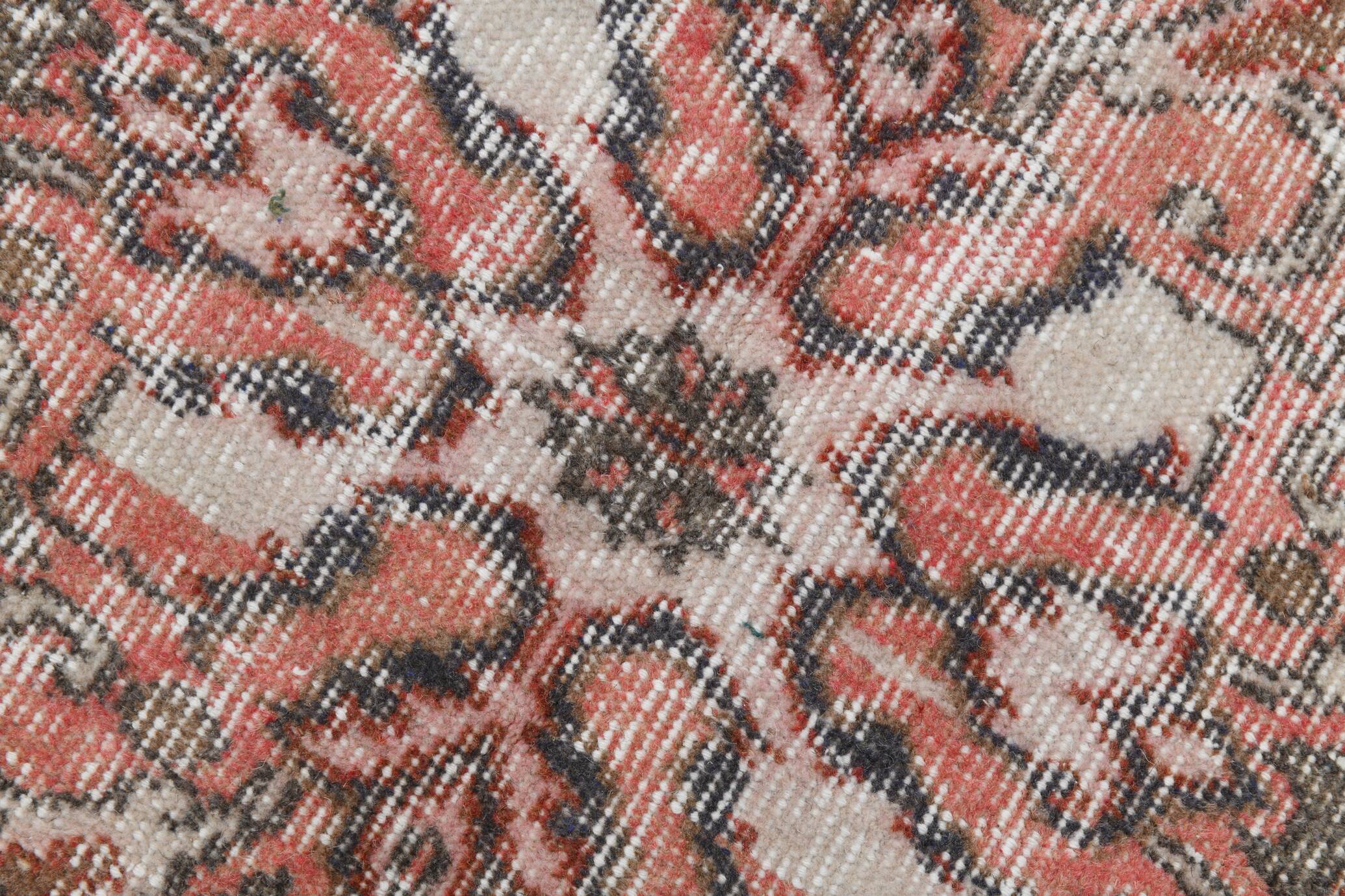 6x8 Vintage Green & Red Oriental Persian Rug, 172x252Cm