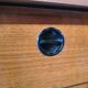 Vintage wooden shoe cabinet / drop-leaf cabinet