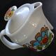 Vintage seventies colorful teapot