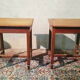 Pair of vintage school desks Hachette Messengers