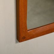 Kai Kristiansen Wall Mirror Model 166 in Teak for Aksel Kjersgaard, 1960s
