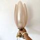 Pink tulip lamp by Laurent Rougier, 70s-80s