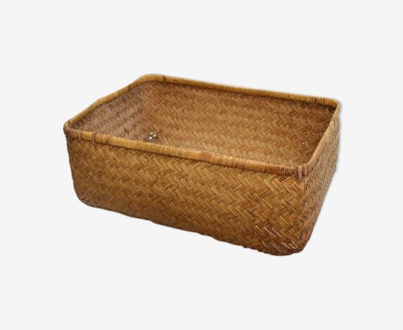 Ancien panier en osier