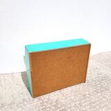 Miniature toy piano green 1950s