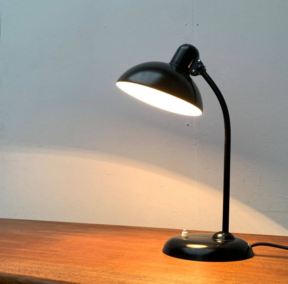 German table lamp mid-century 6556 by Christian Dell for Kaiser Idell, 1960s