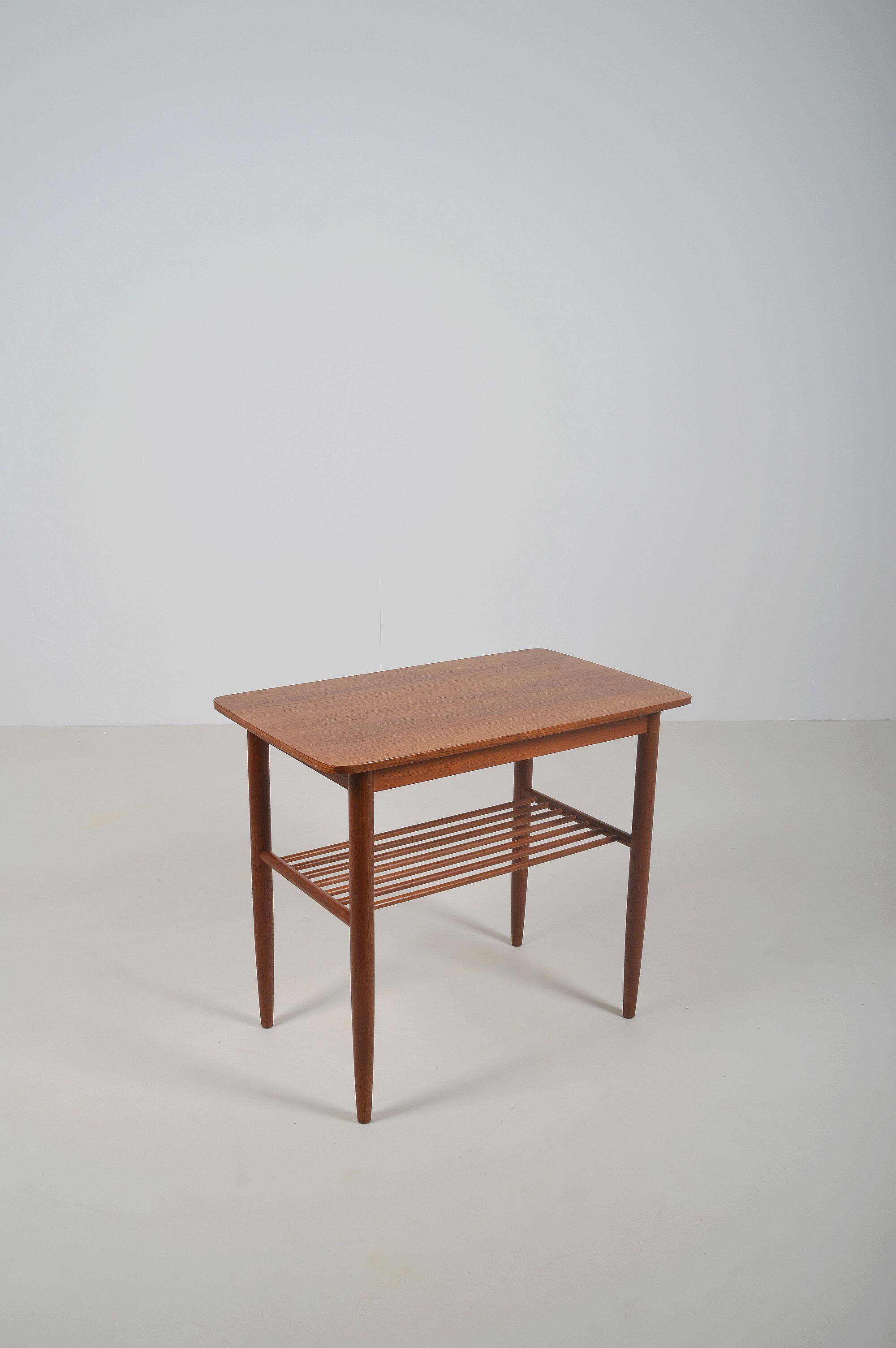 Danish wooden side table, 1960s