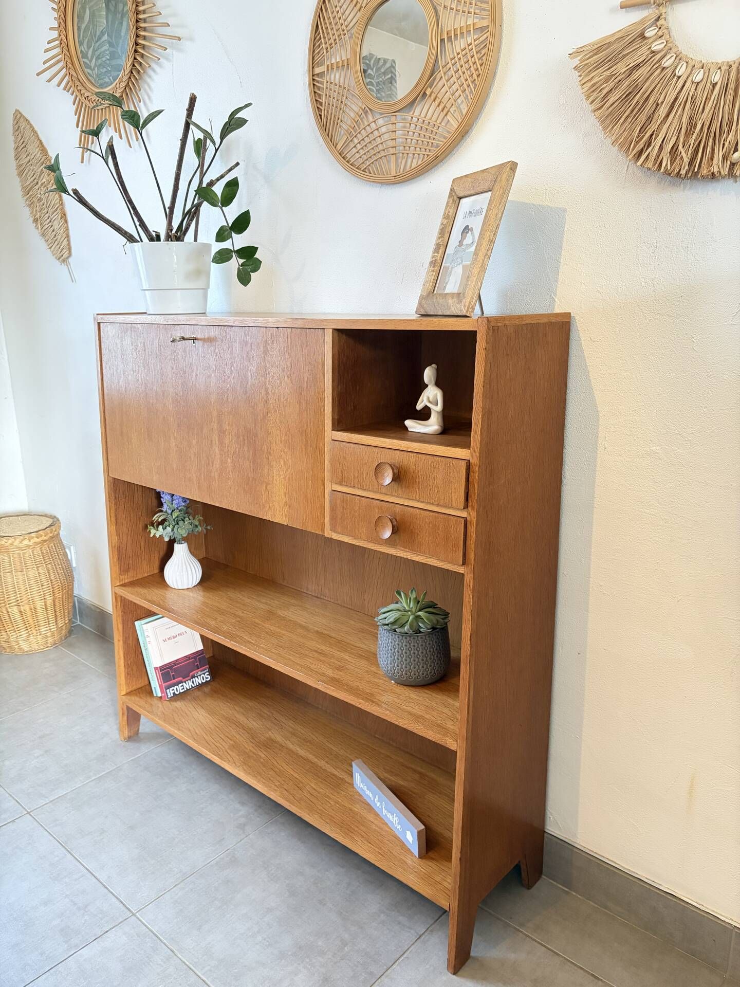 Meuble de rangement vintage des années 60