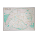Map of Paris XXL, boroughs and neighborhoods 80 - 142x104cm