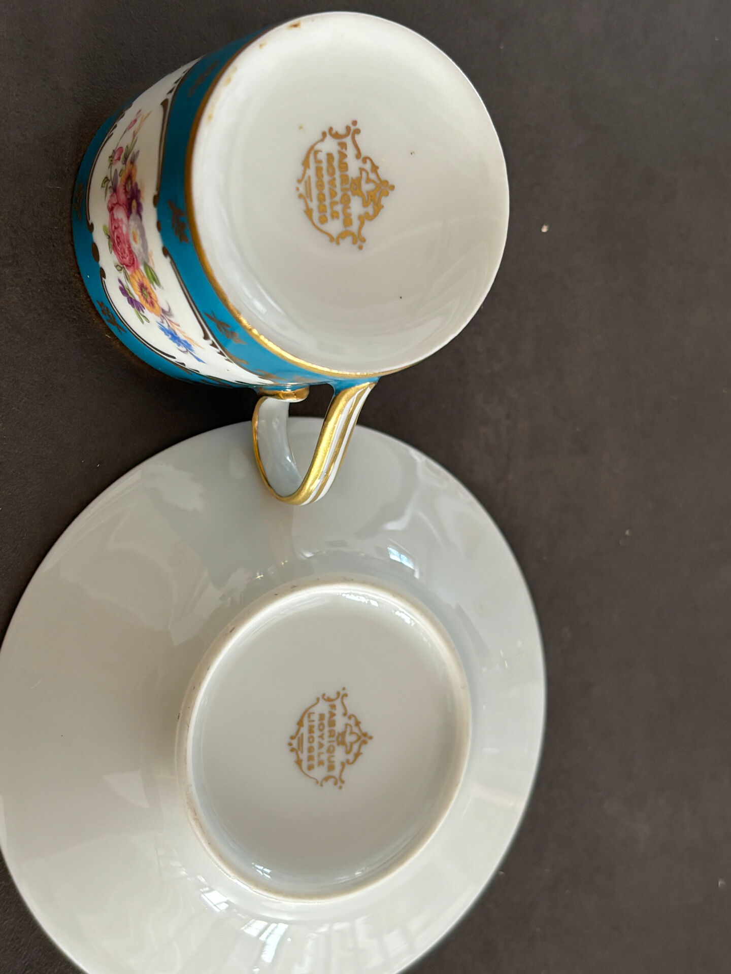 5-cup moka service Royal Limoges factory