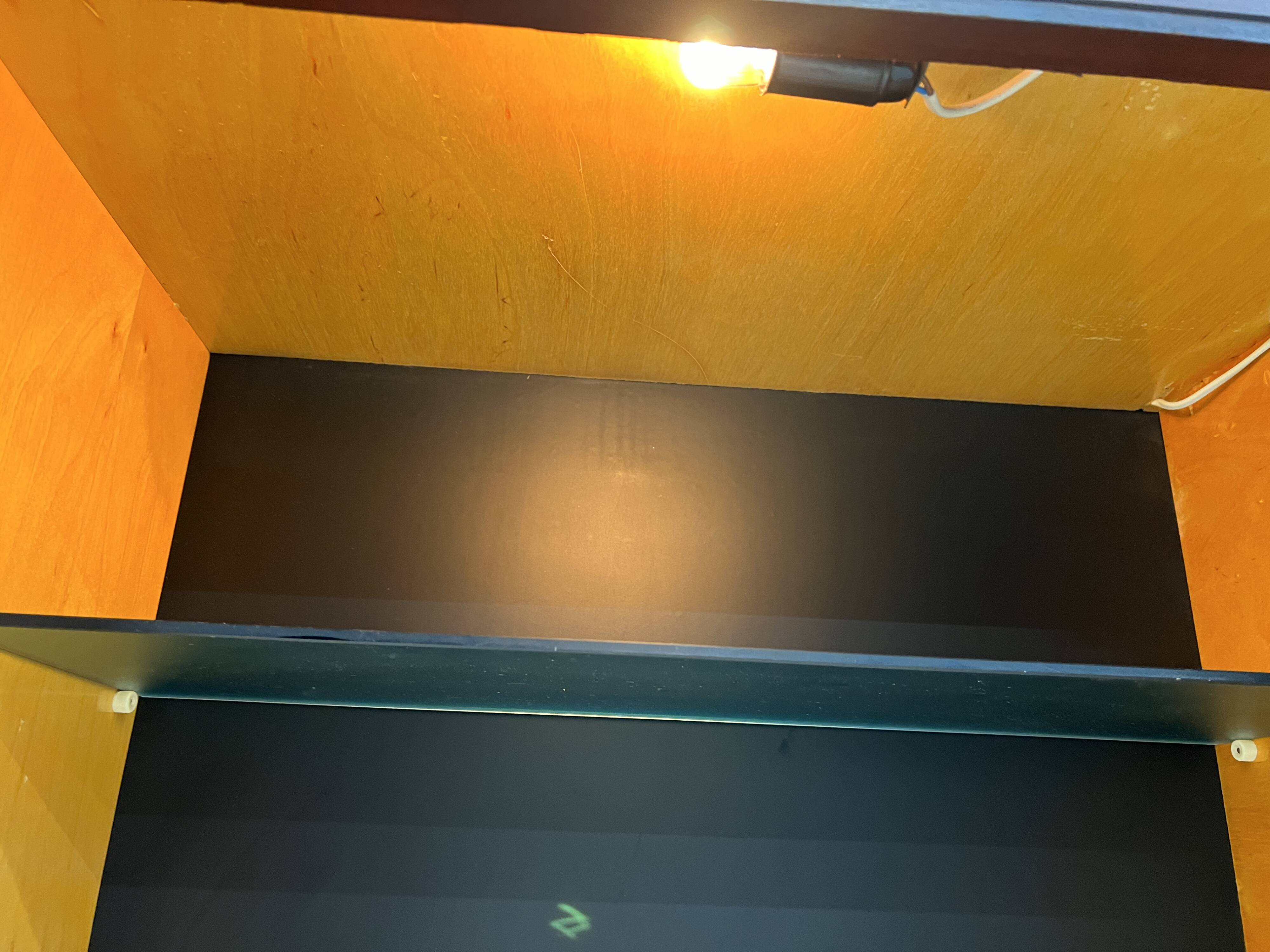 African rosewood drink cabinet, circa 1950