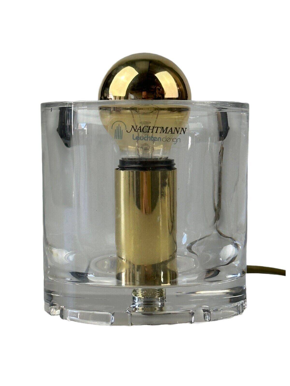 60s 70s table lamp Nachtmann Leuchten Germany Ice Cube Space Age design