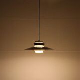 Mid-century pendant lamp in brass/gold finish / Danish modern design / Space Age / 1960s / 1970s