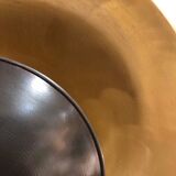 Wall lamp in gold and bronze metal