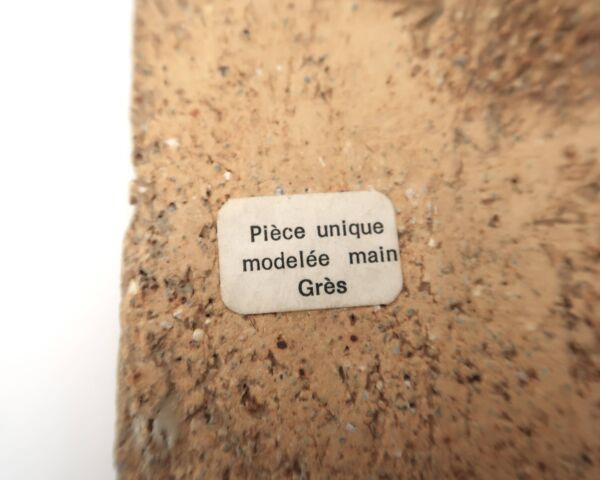 Relief sculpté mural en céramique par Les Argonautes Vallauris, années 70