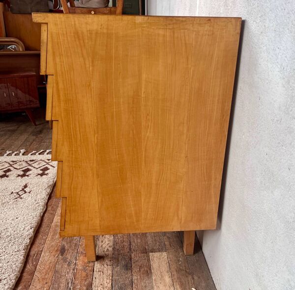 Meuble de rangement à couvert / Argentier vintage pieds compas