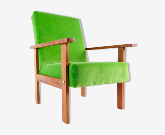 Apple green armchair